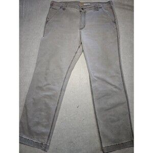 Carhartt Work Pants Men’s Size 36x30 Gray Relaxed Fit Cotton 14806